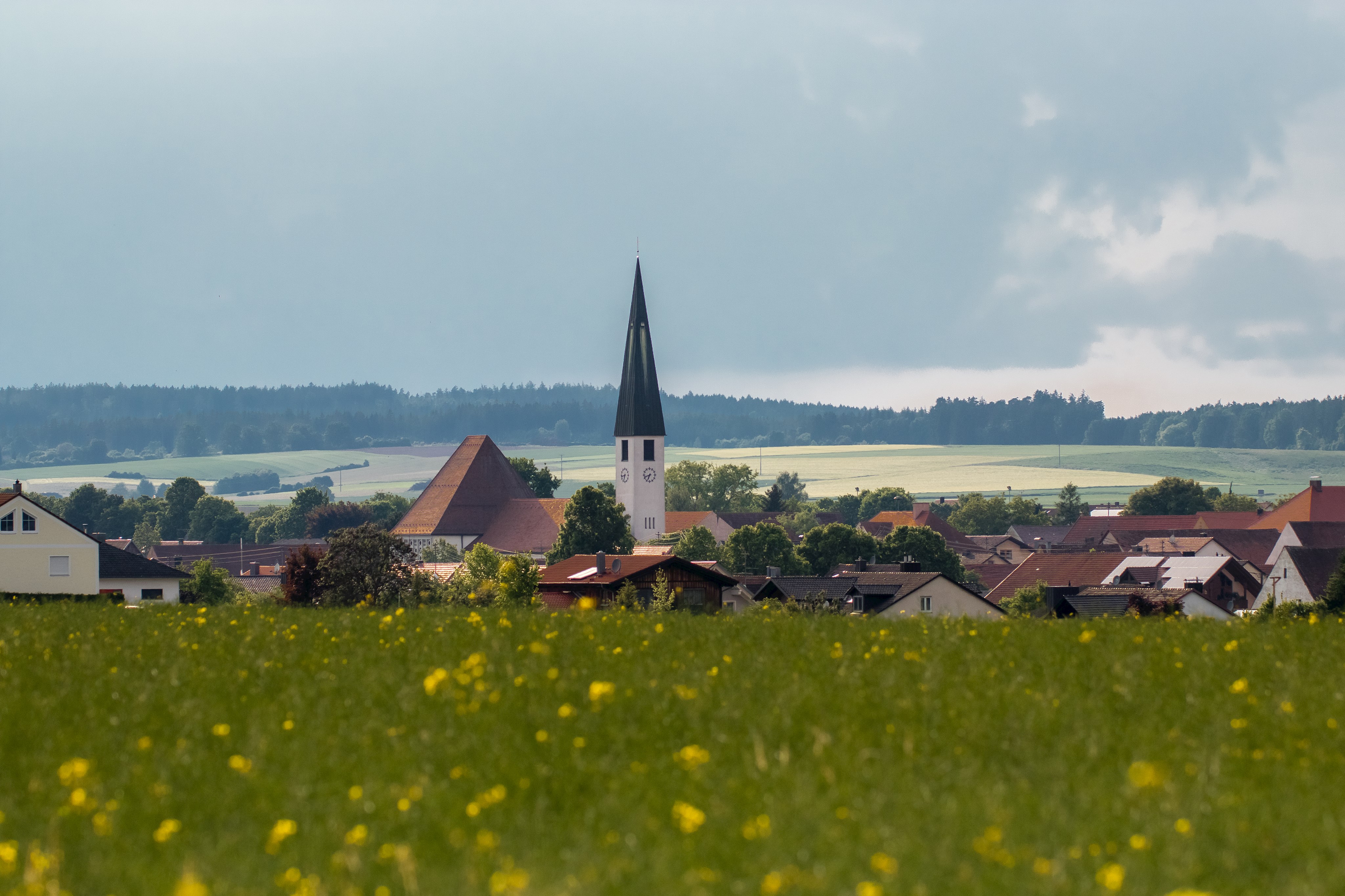 Eitensheim mit Blick von der Sebasti-Kapelle