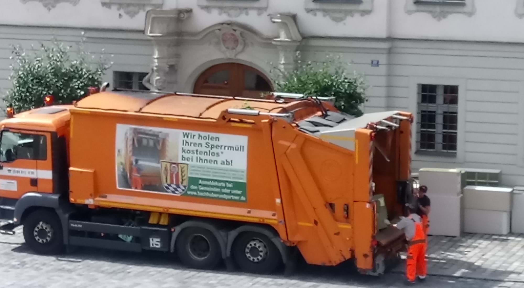 Müllauto in Eichstätt