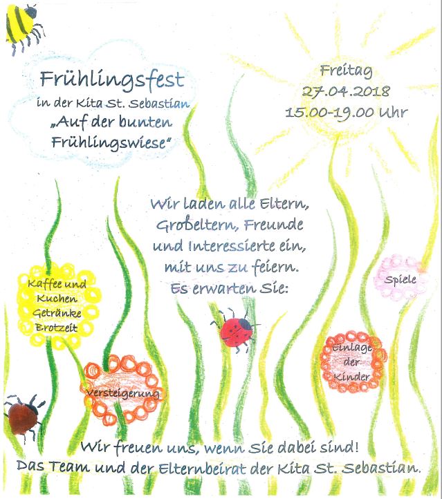 Frühlingsfest in der KiTa St. Sebastian