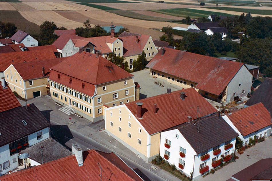 Aufnahme aus dem Jahre 1985 vom Kirchturm aus