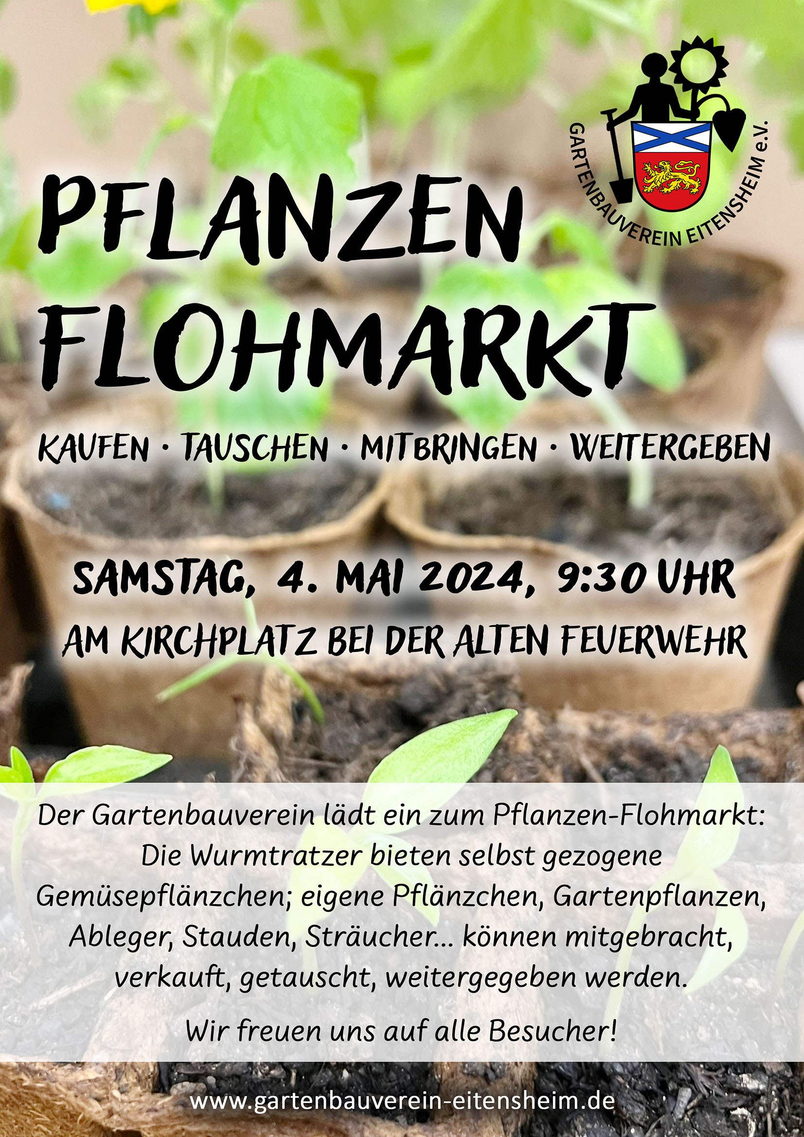 Pflanzenflohmarkt des Gartenbauvereins 2024
