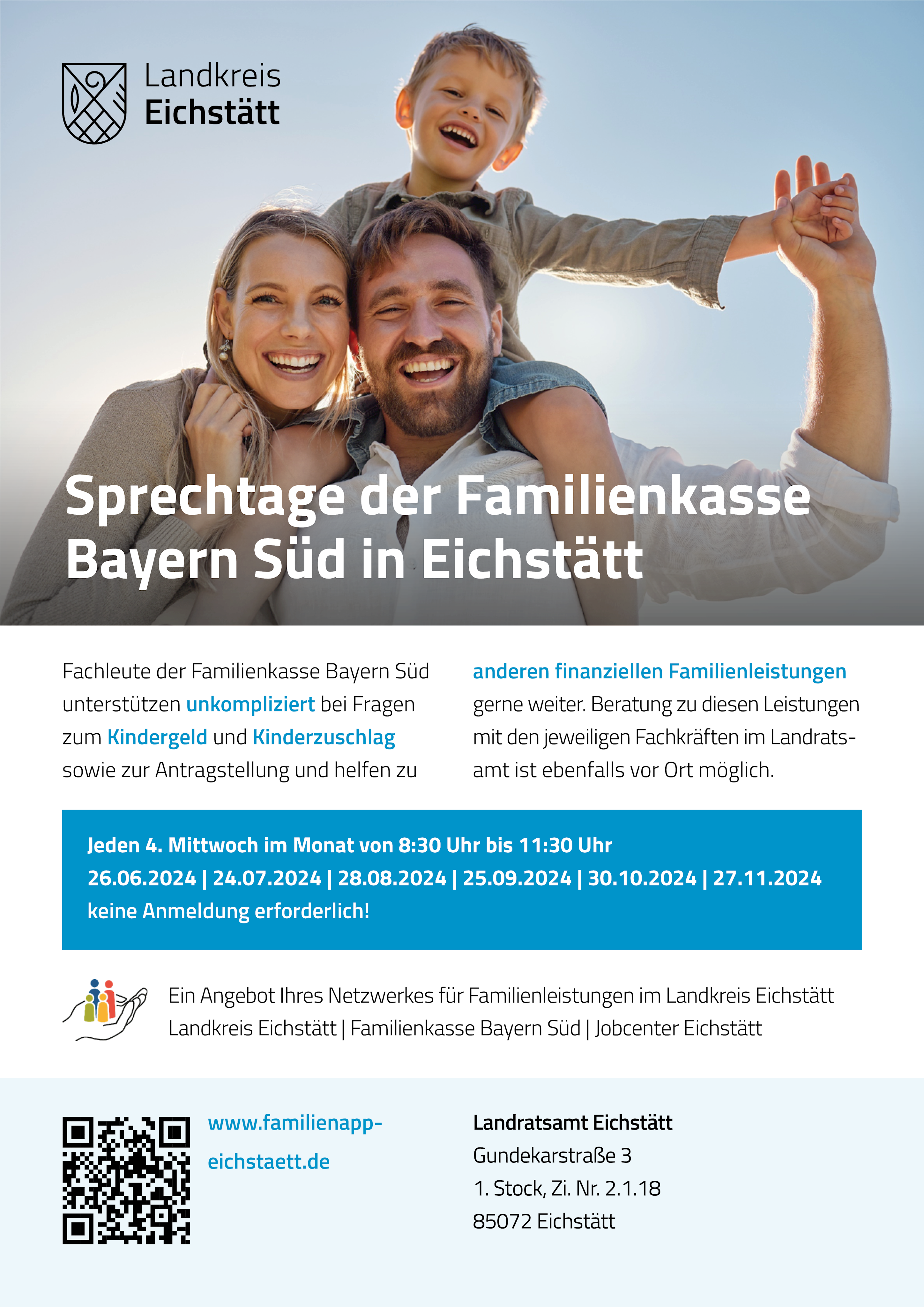 Unterstützung bei Fragen zum Kindergeld, Kinderzuschlag und anderen finanziellen Familienfragen