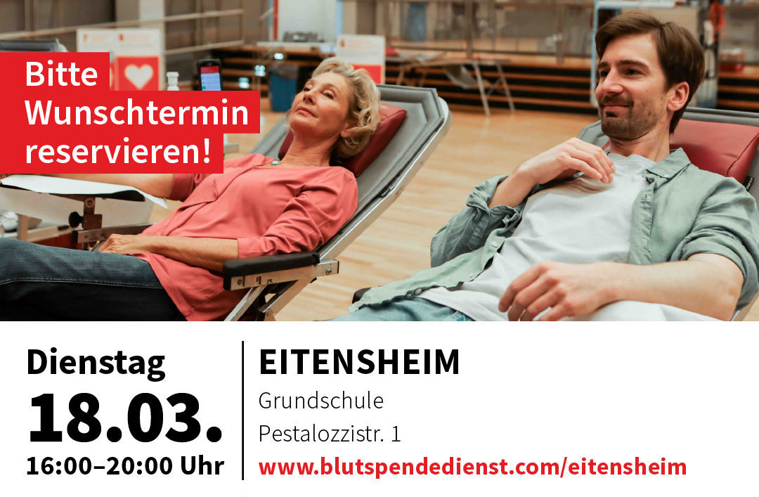Blutspenden in Eitensheim in der Grundschule