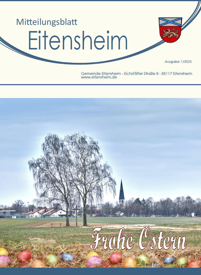 Deckblatt Mitteilungsblatt Ostern 2025