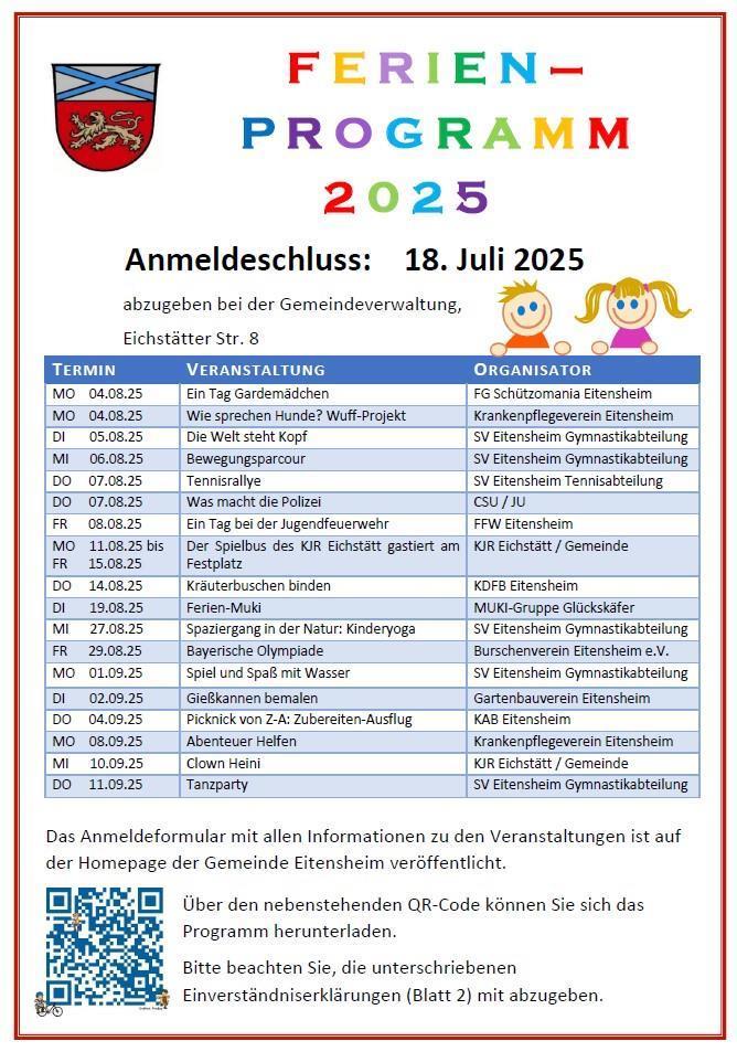Ferienprogramm 2025
