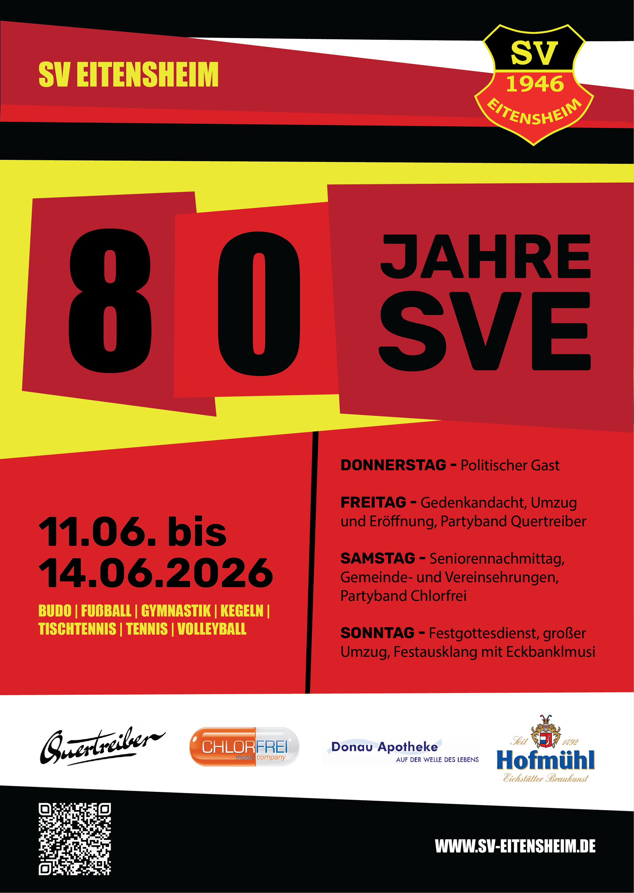 Jubiläumsfeier 80 Jahre SV Eitensheim