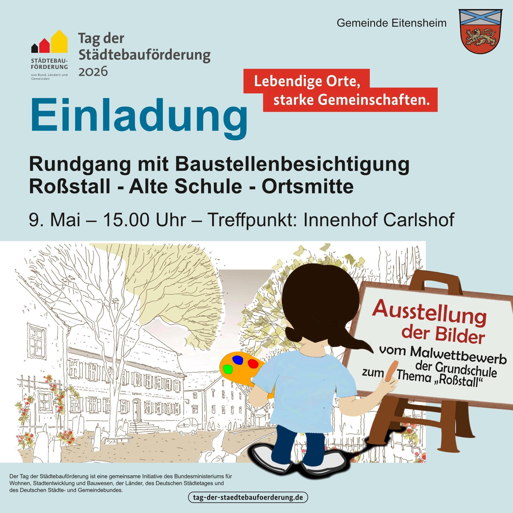 Tag der Städtebauförderung in Eitensheim am 9. Mai 2026